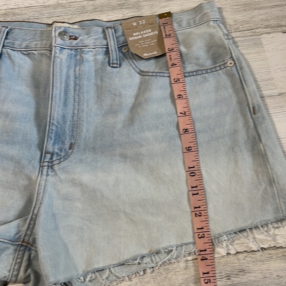Madewell Relaxed Denim Shorts Size 32. NWT - Picture 13 of 13